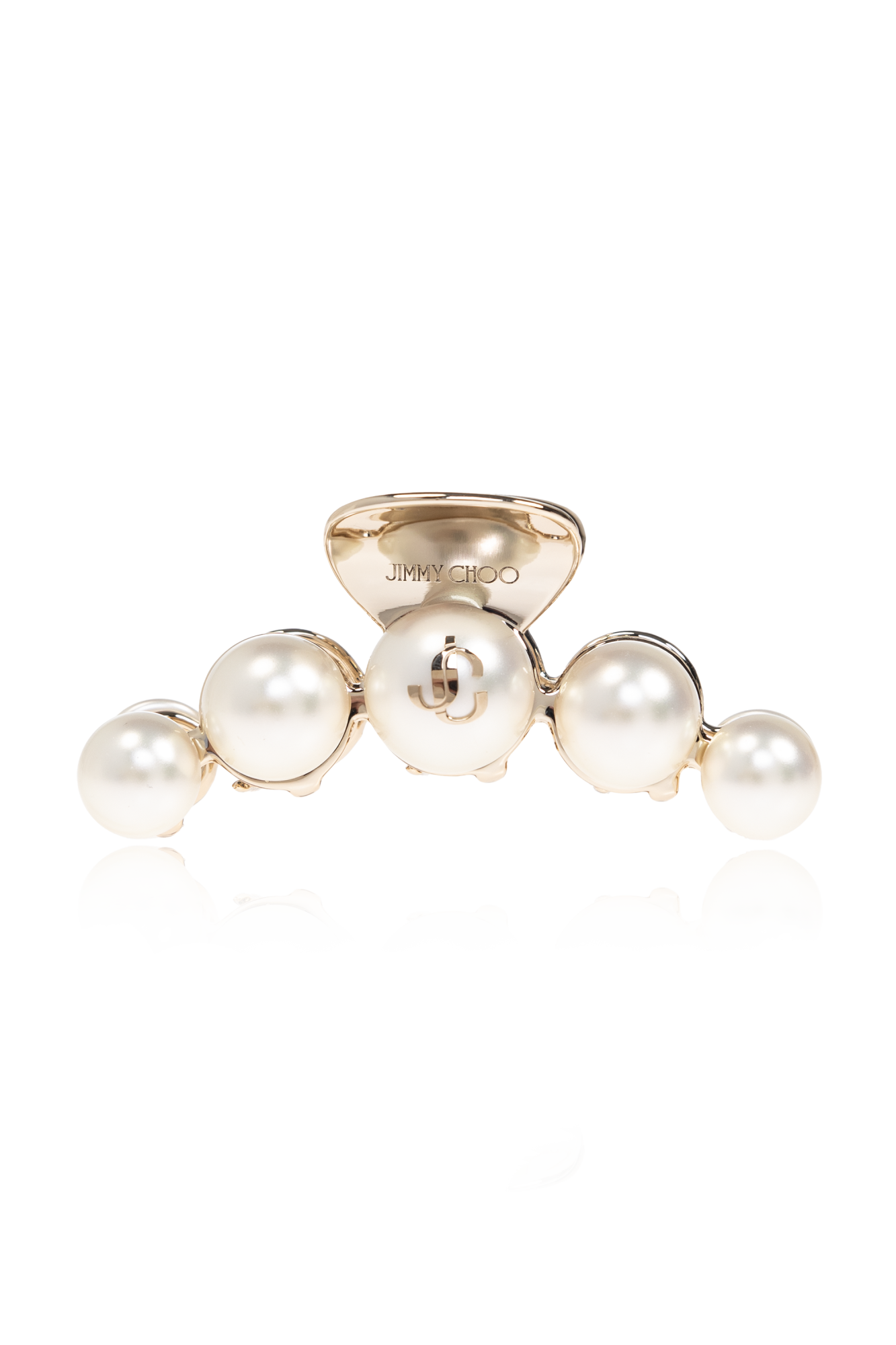 JIMMY CHOO Claw ヘアクリップ Claw Hair Clip | Gold-Finish Pearl Claw Hair Clip | JIMMY CHOO